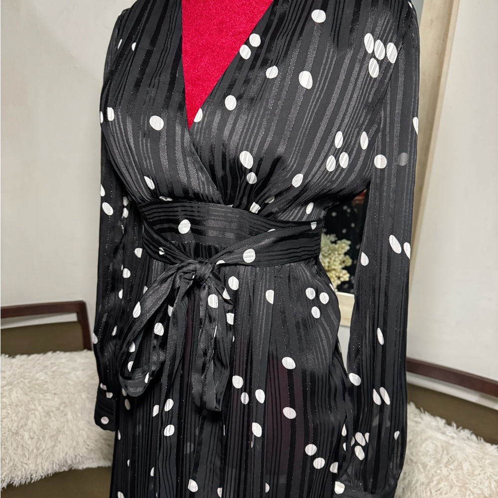 Black Polka Dot dress